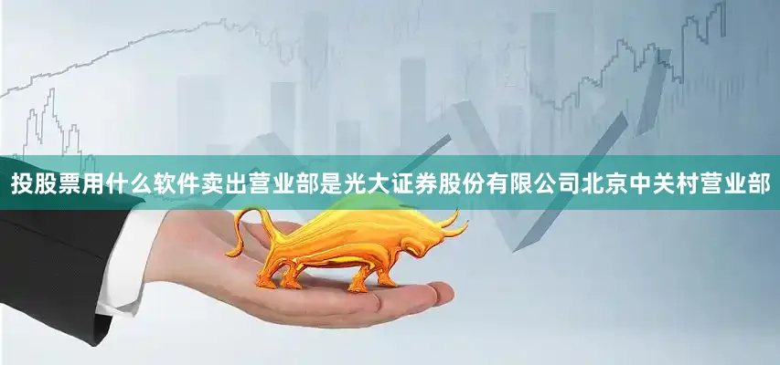 投股票用什么软件卖出营业部是光大证券股份有限公司北京中关村营业部